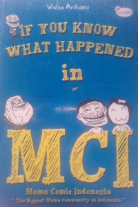 Image of IF YOU KNOW WHAT HAPPENED IN MCI