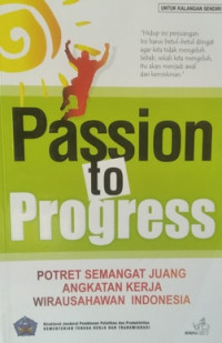 Image of PASSION TO PROGRESS
