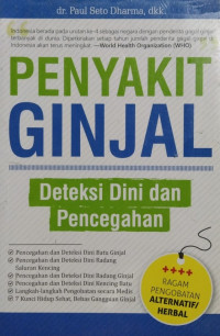 PENYAKIT GINJAL: DETEKSI DINI DAN PENCEGAHAN