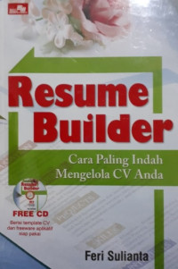 Image of RESUME BUILDER, CARA PALING INDAH MENGELOLA CV ANDA