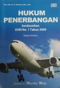 Image of HUKUM PENERBANGAN BERDASARKAN UURI NO. 1 TAHUN 2009