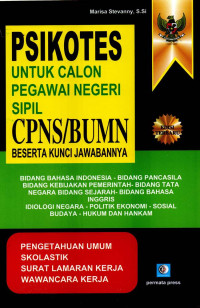 Image of PSIKOTES UNTUK CALON PEGAWAI NEGERI SIPIL CPNS/BUMN BESERTA KUNCI JAWABANNYA
